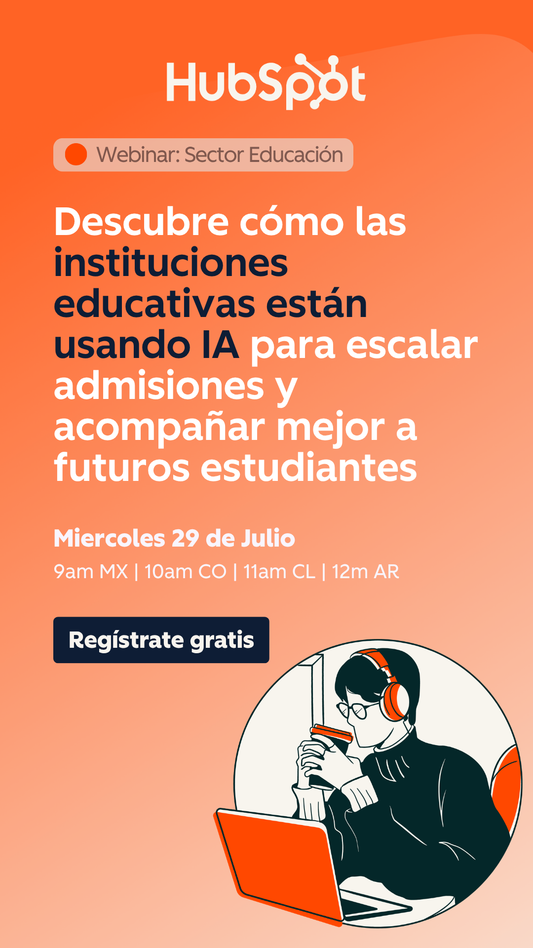 HubSpot Facebook ad