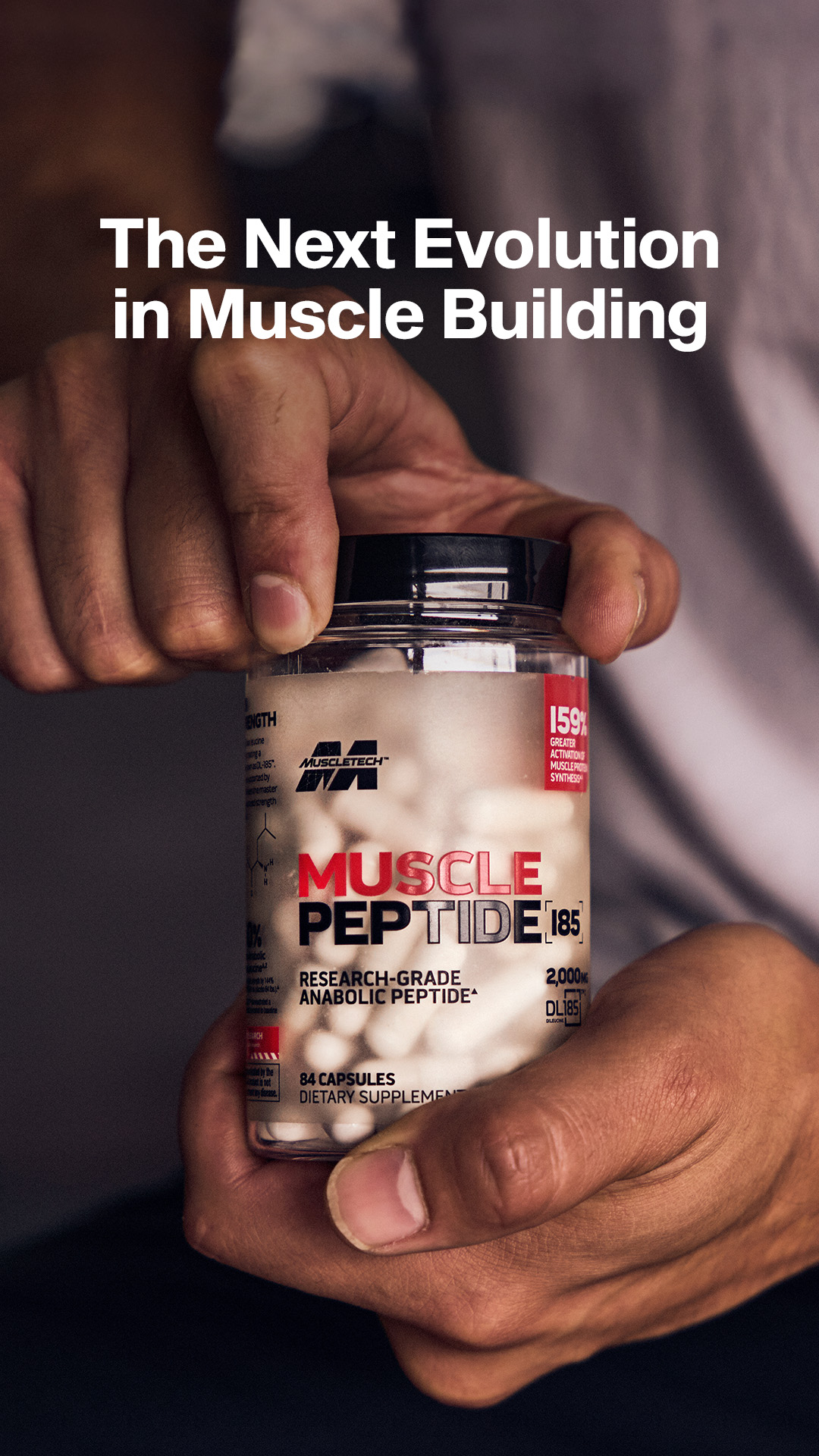 MuscleTech Facebook ad