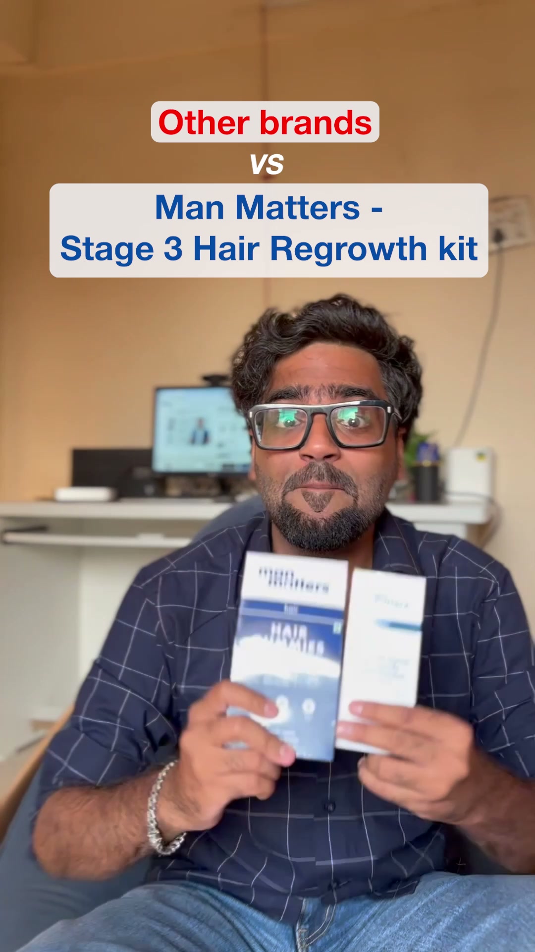 Hair Matters by Man Matters Facebook ad: No side effects | Clinically Tested