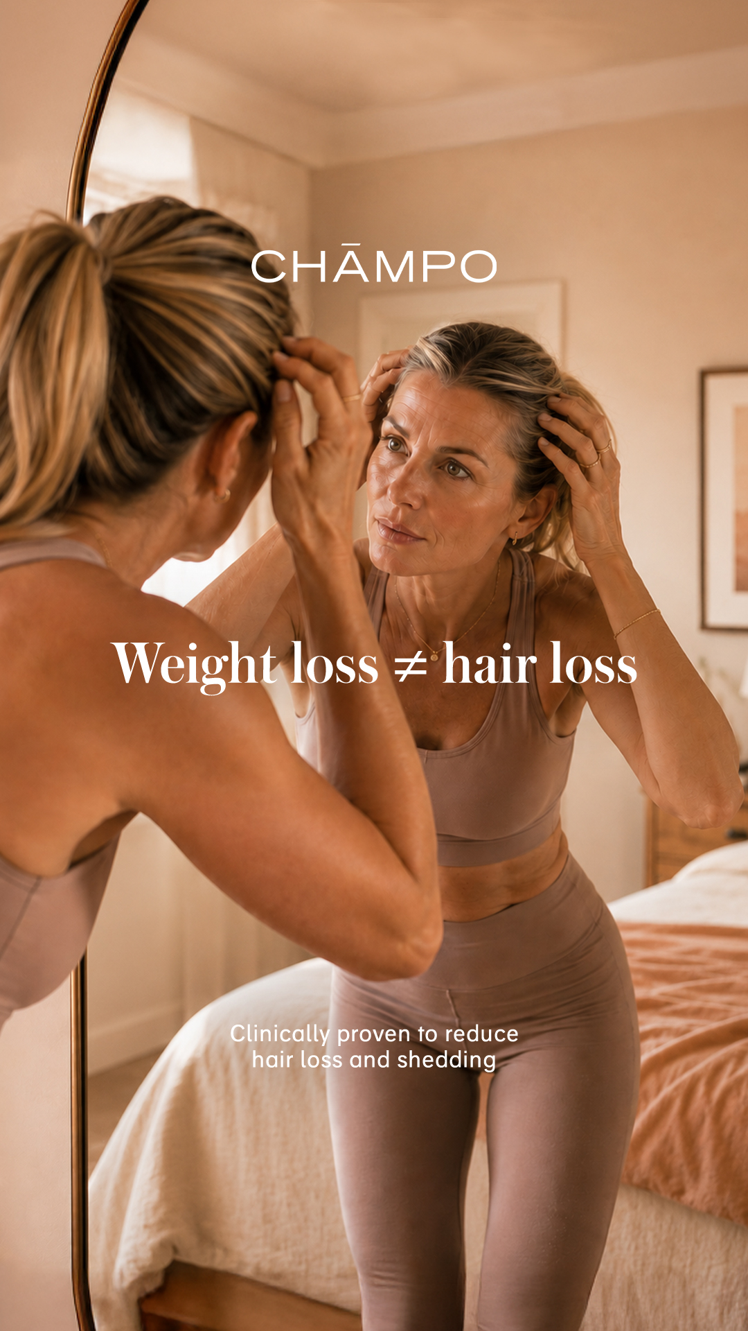 Chāmpo Haircare Facebook ad