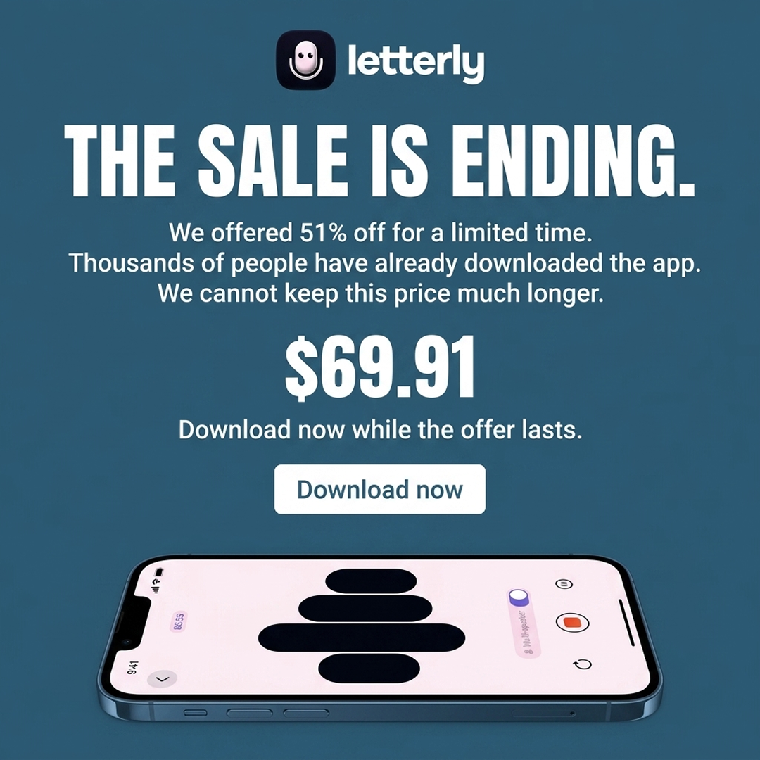Letterly Facebook ad