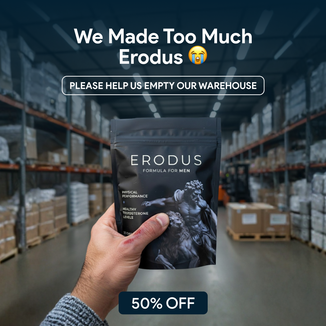 Erodus Formula For Men Facebook ad