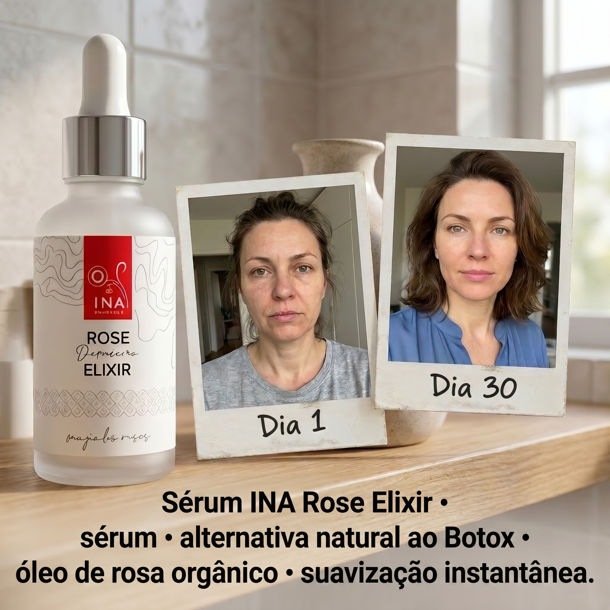 InaEssentials.PT - Cosméticos Orgânicos Familiares Facebook ad: Do Dia 1 ao Dia 30: vê a diferença