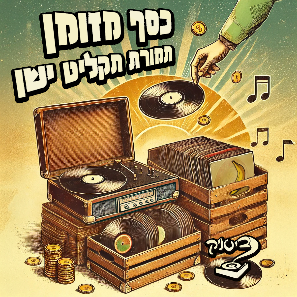 ביטניק מחסן תקליטים Beatnik record store Facebook ad