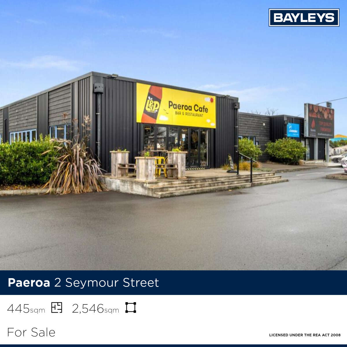 Bayleys Waikato Commercial Facebook ad from Aug 9, 2026