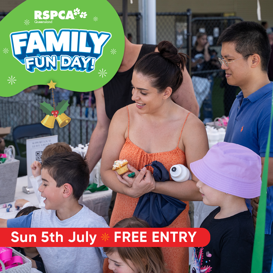 RSPCA QLD Facebook ad: Family Fun Day at RSPCA Brisbane