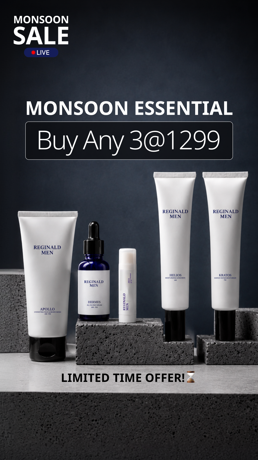 Reginald Men Facebook ad