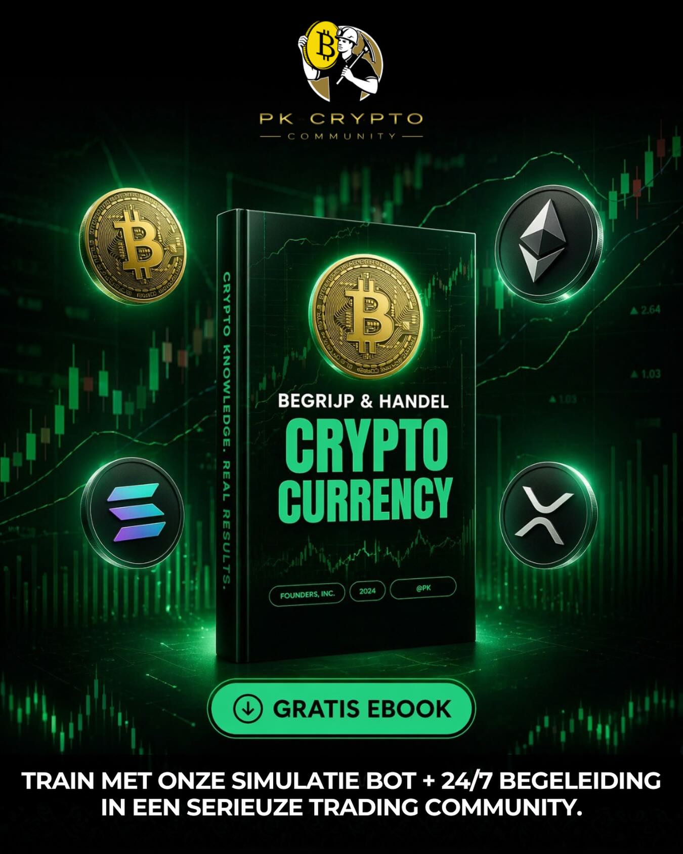 PK Crypto Community Facebook ad