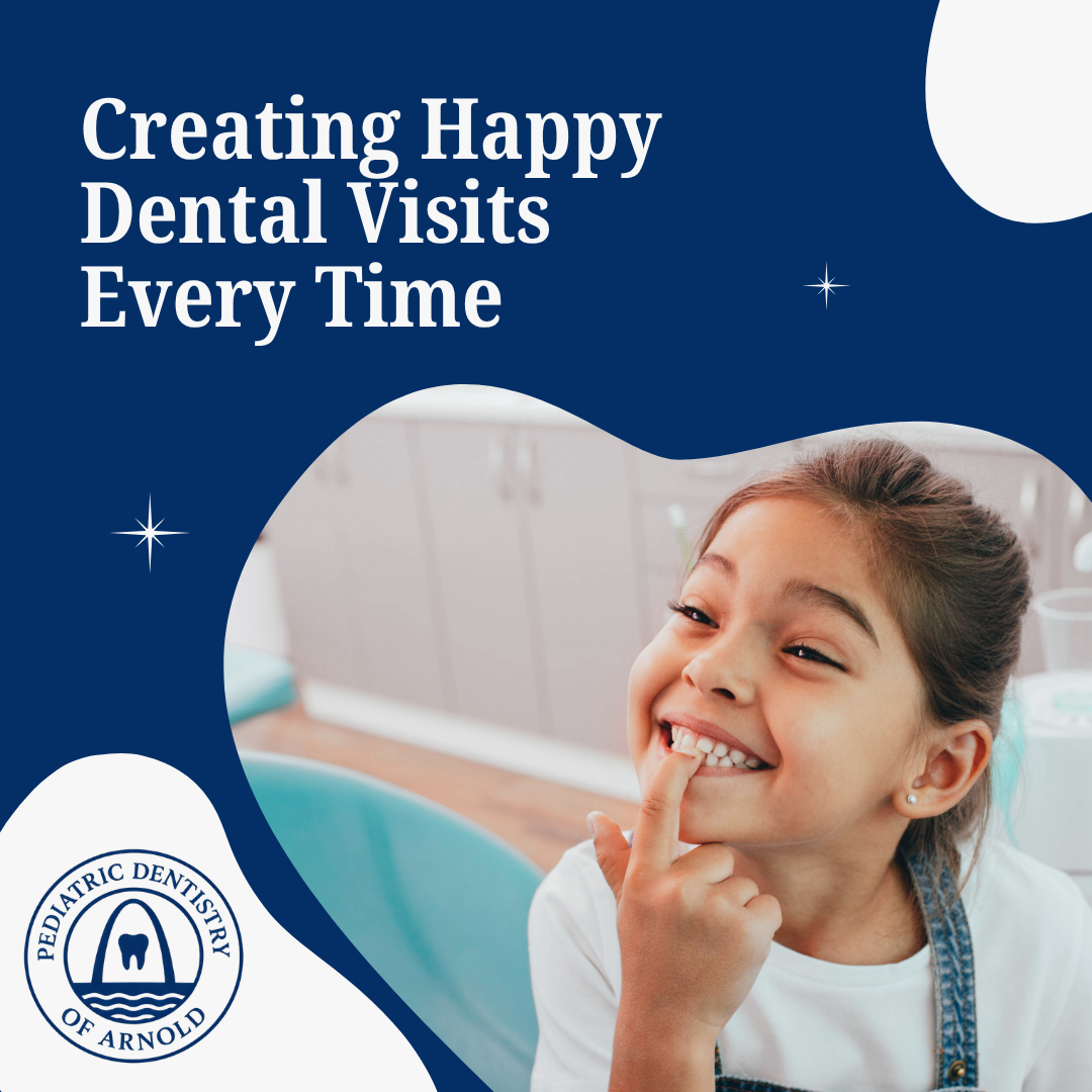 Pediatric Dentistry of Arnold Facebook ad: Helping Little Smiles Feel Comfortable