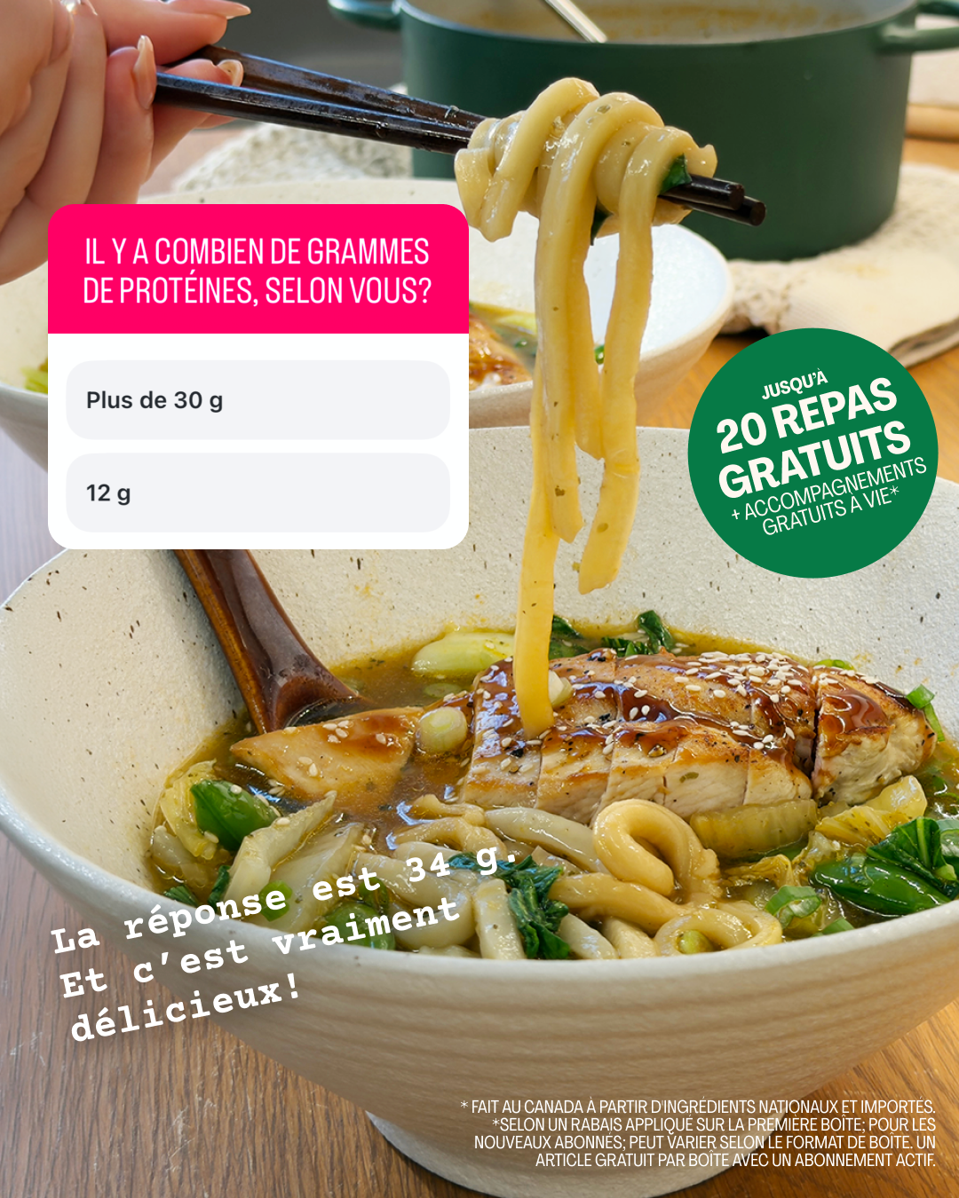 HelloFresh Facebook ad