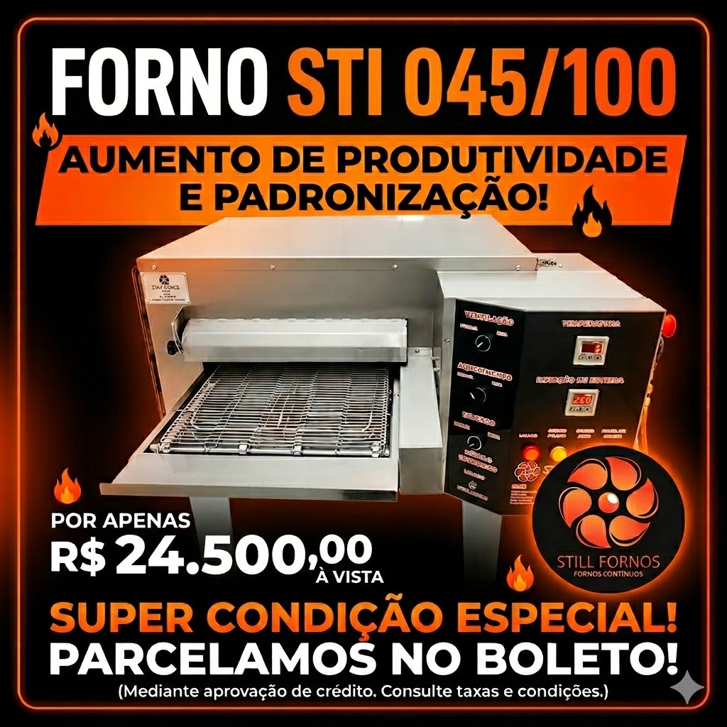 Still Fornos Facebook ad: COMPRE NO BOLETO.