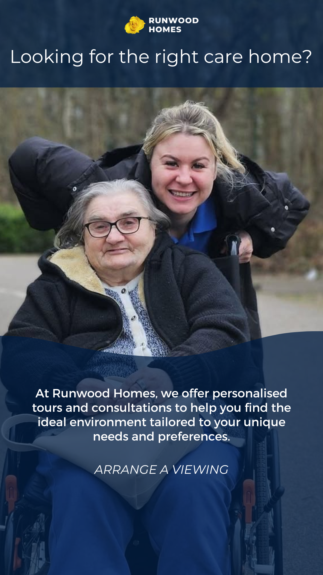 Runwood Homes Senior Living Facebook ad from Jun 9, 2025