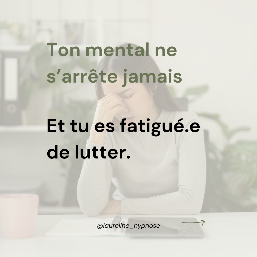 Laureline Bochet- Hypnothérapie et Coaching Facebook ad: L'anxiété, le stress t'épuisent au quotidien.
