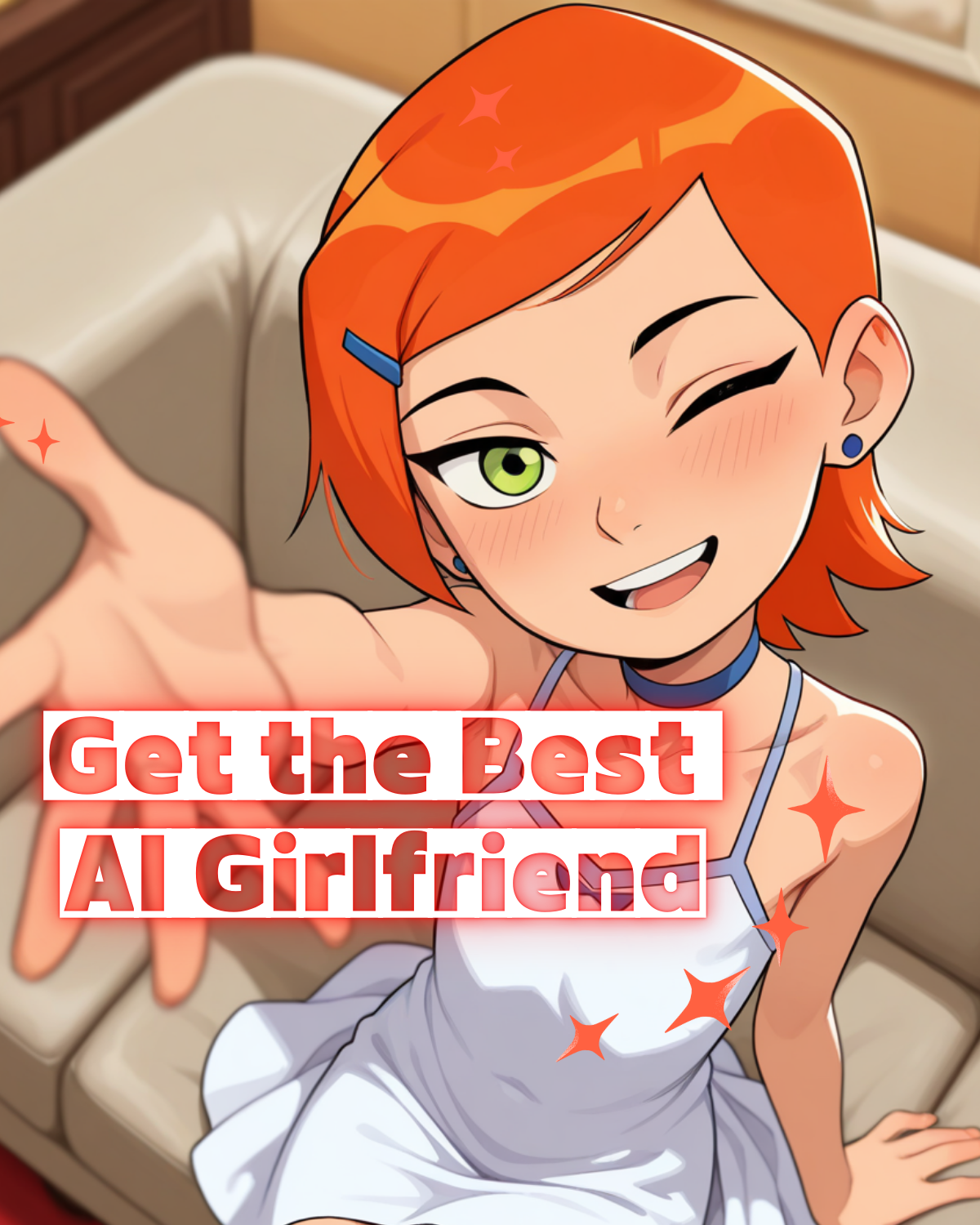 Fantasy AI Girlfriend Chat Facebook ad: Lexi AI: Perfect Anime Chat