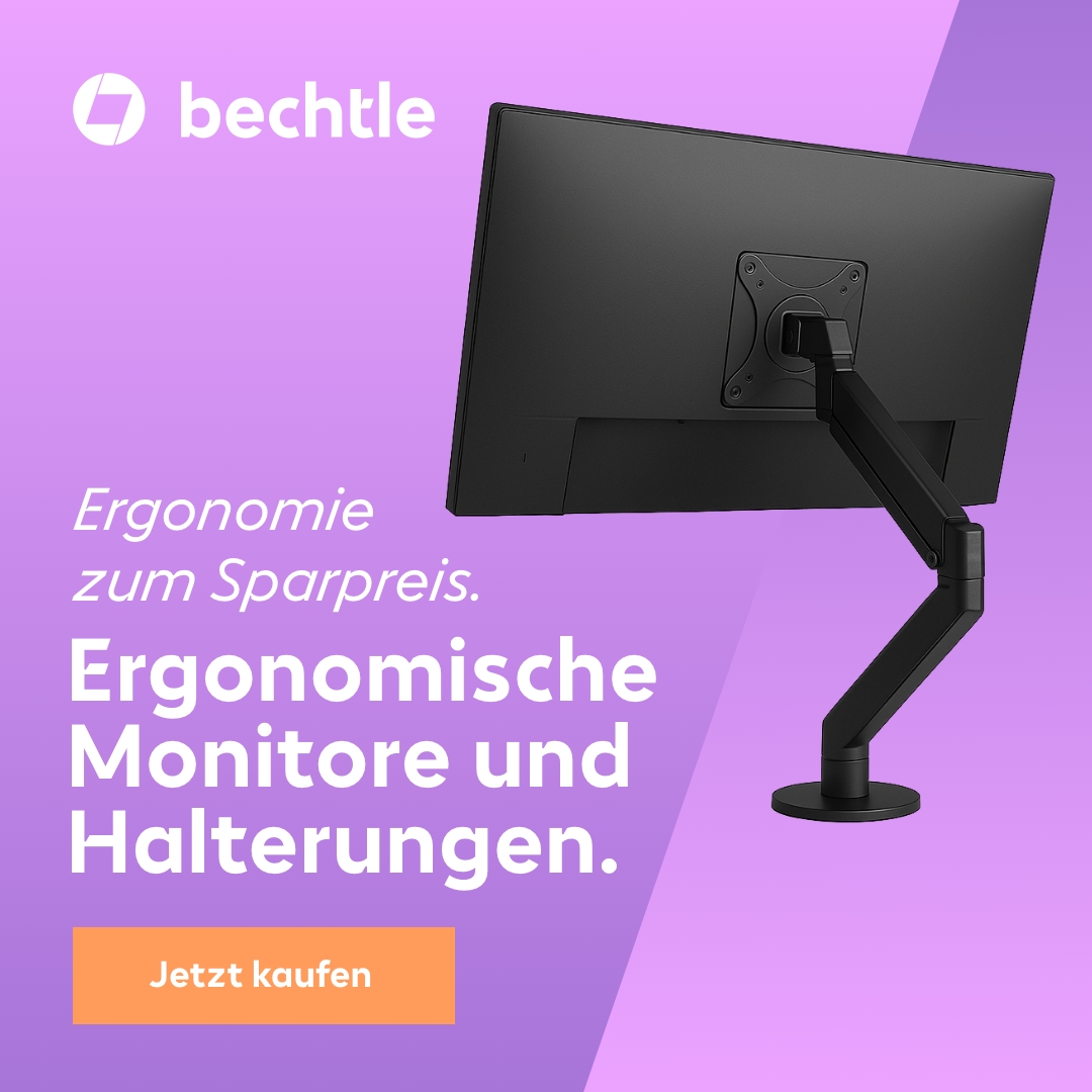 Bechtle Facebook ad: Nacken- und Rückenschmerzen effektiv mindern.