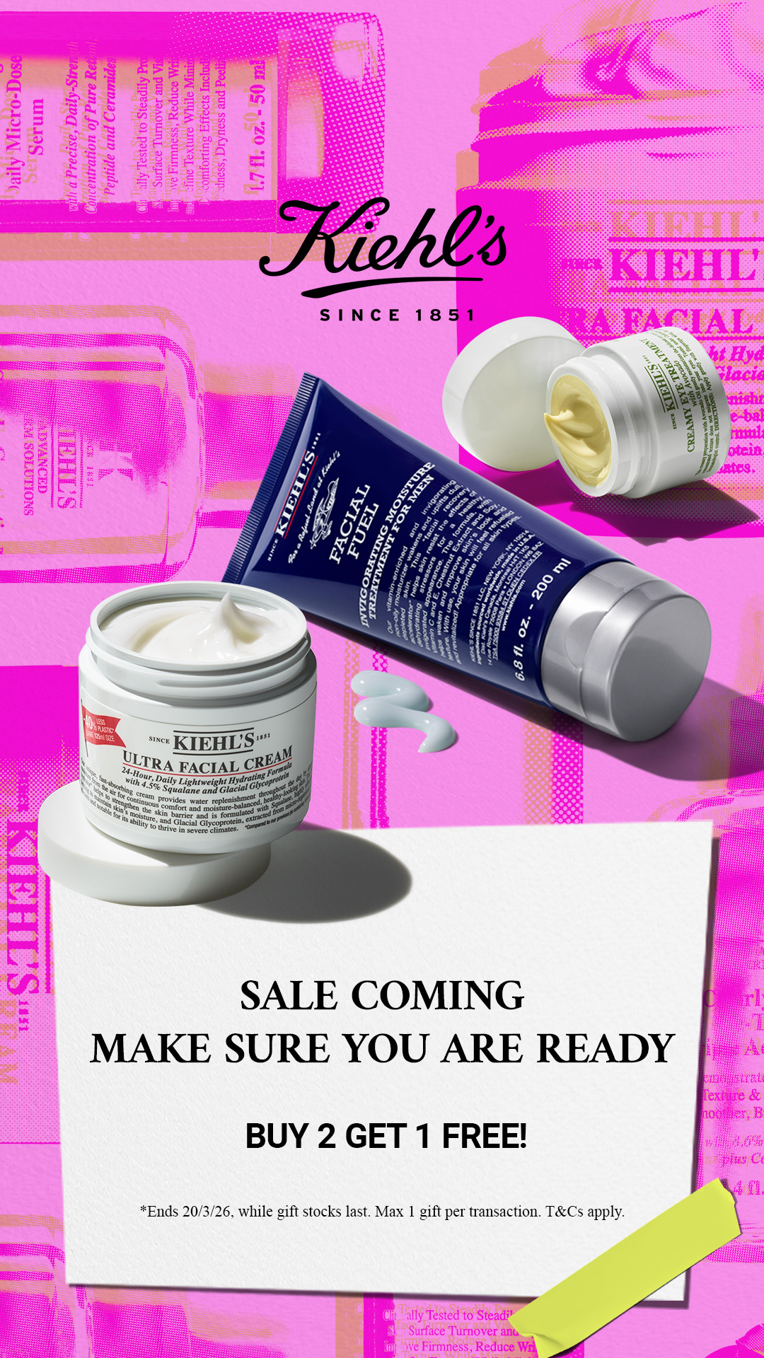 Kiehl's Facebook ad