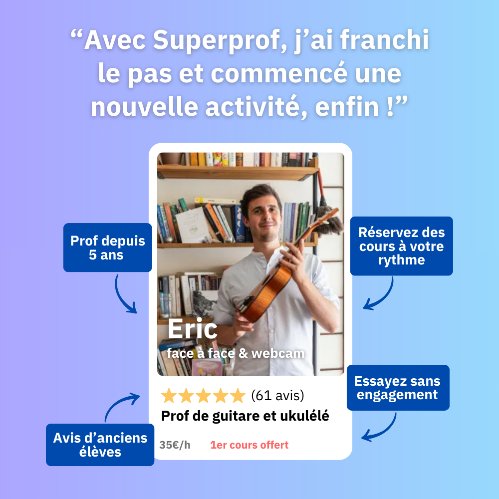 Superprof Facebook ad