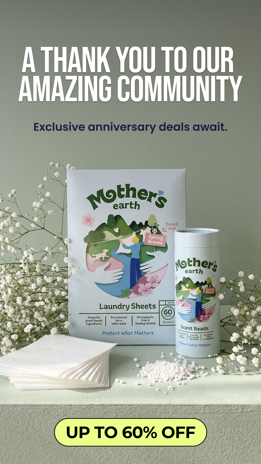 Mothers Earth Facebook ad