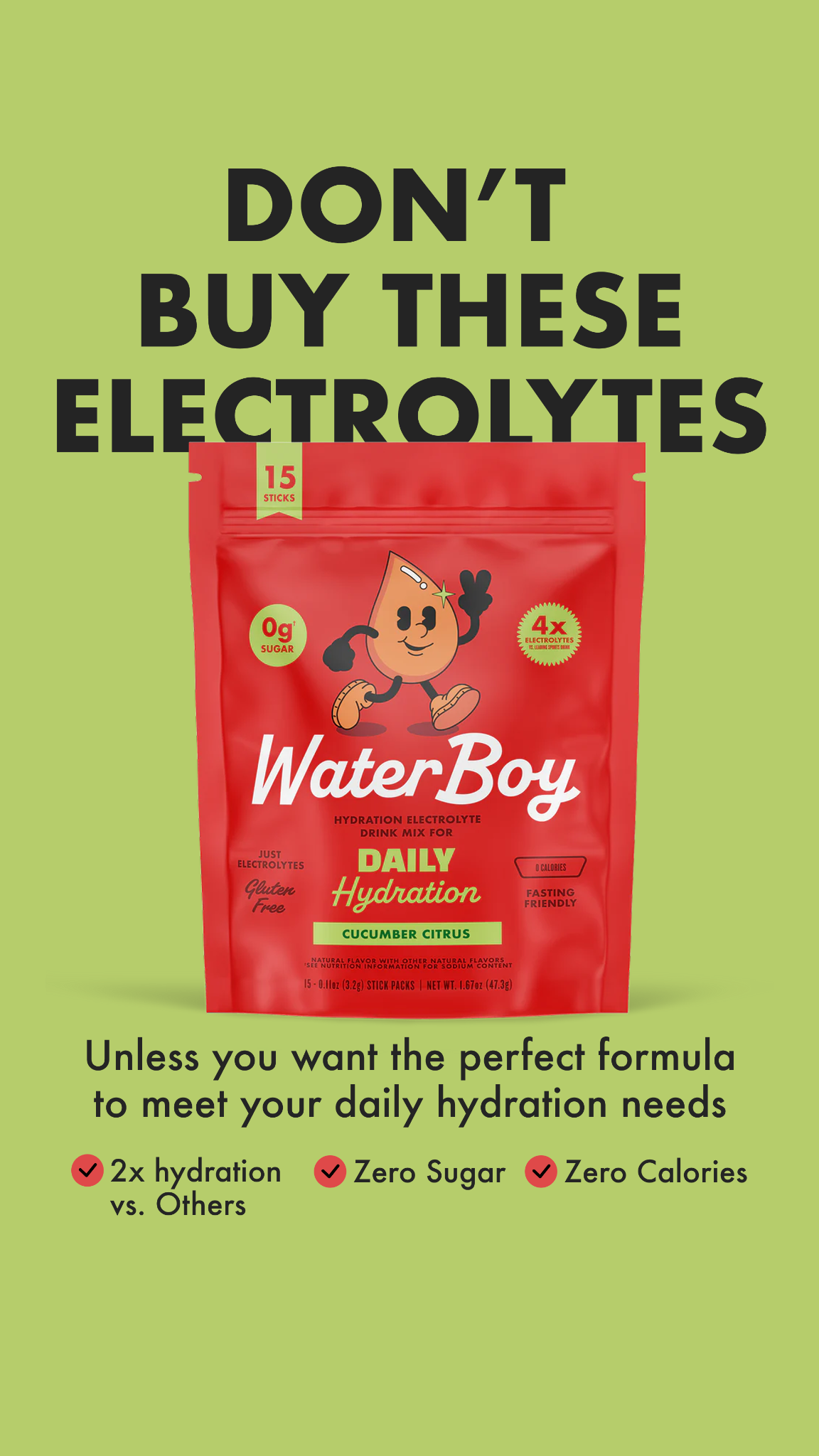 Waterboy Facebook ad