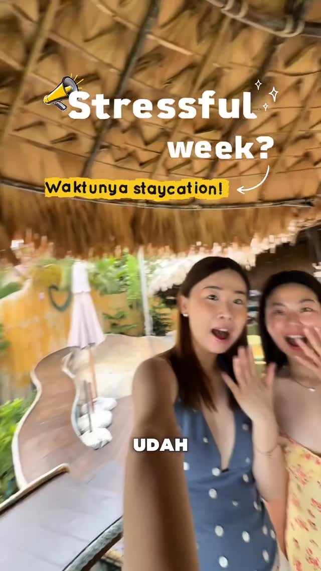 travelhematrip Facebook ad: Stressful week? Staycation aja!