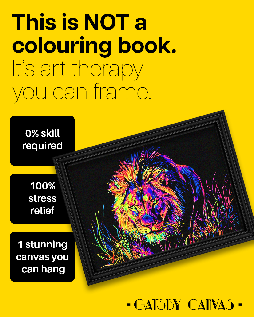 Gatsby Canvas Facebook ad