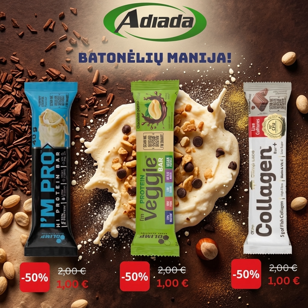 Papildai sportui Adiada Facebook ad