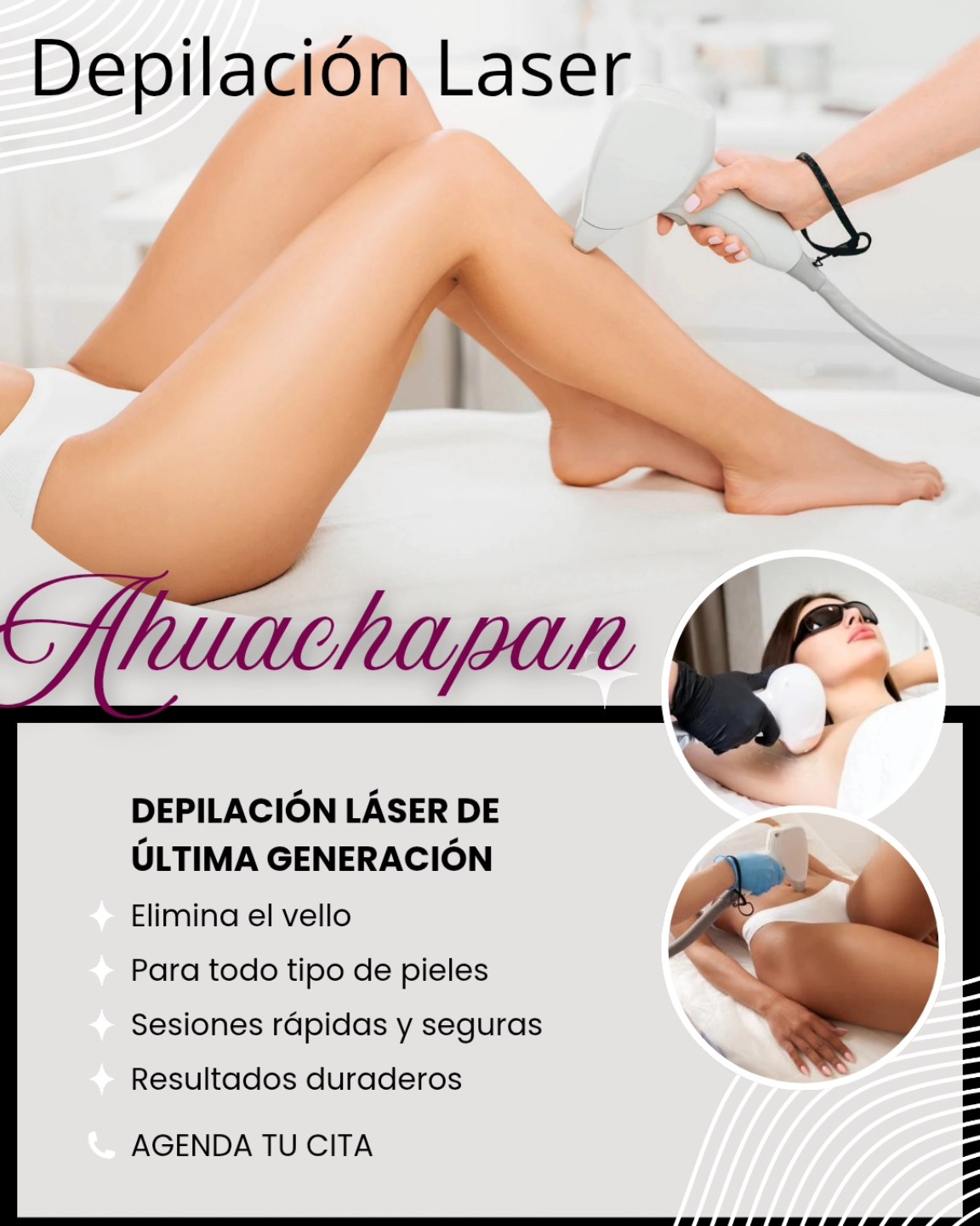 Bronws Microblanding Facebook ad: Depilación Láser Agenda tu cita