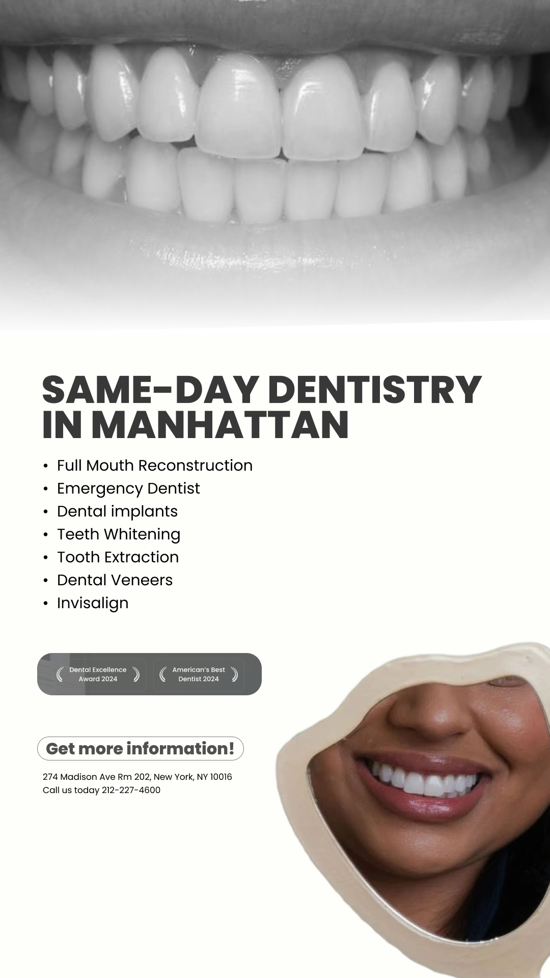 Dentist On Madison Facebook ad from Apr 6, 2026