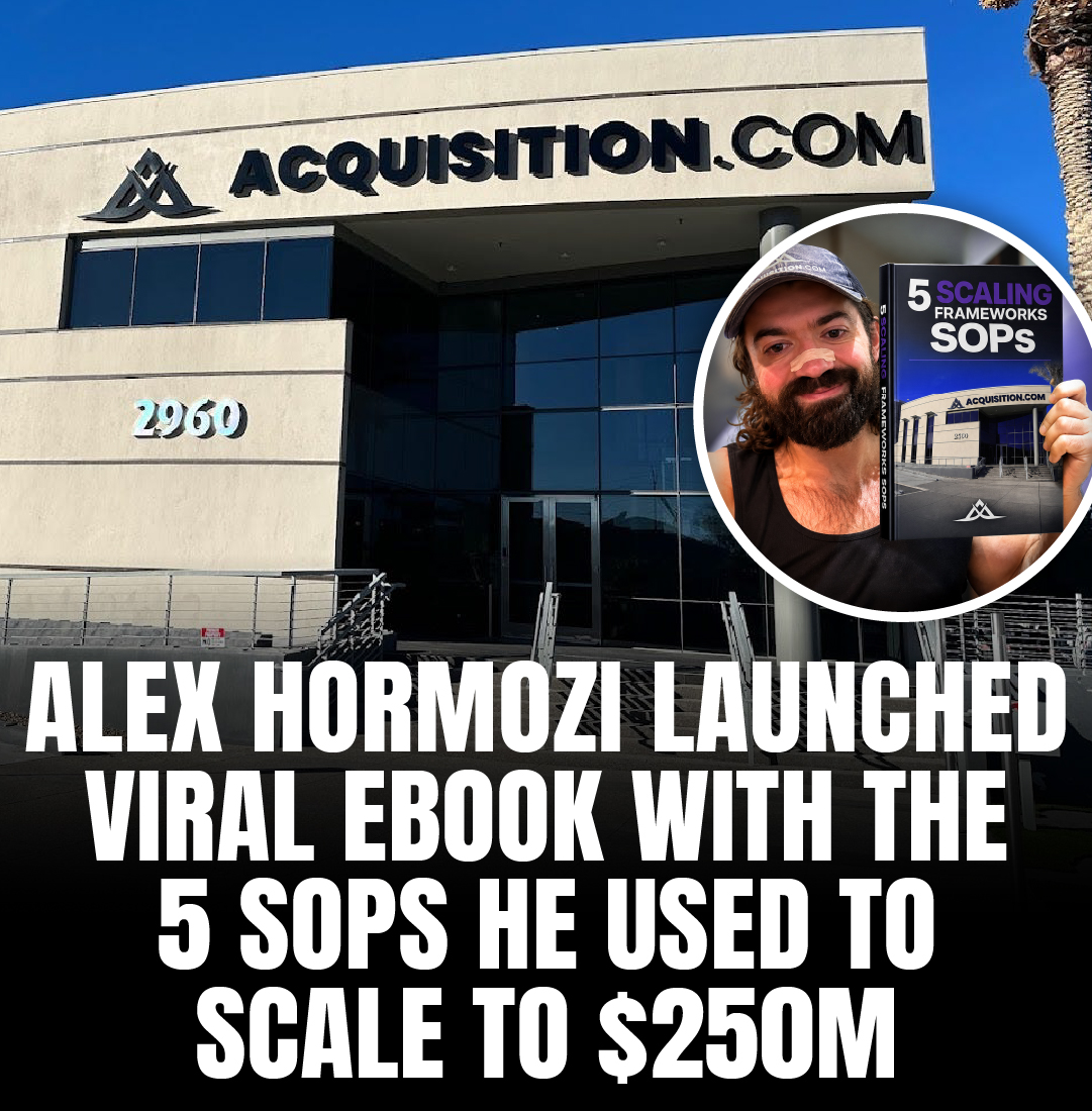 Alex Hormozi Facebook ad