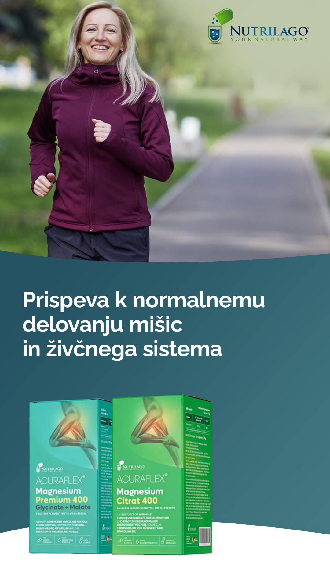 Nutrilago Slovenija Facebook ad