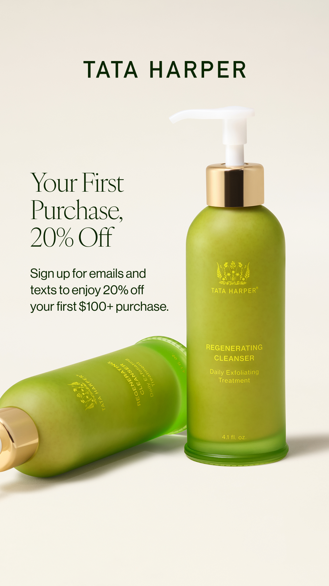 Tata Harper Skincare Facebook ad