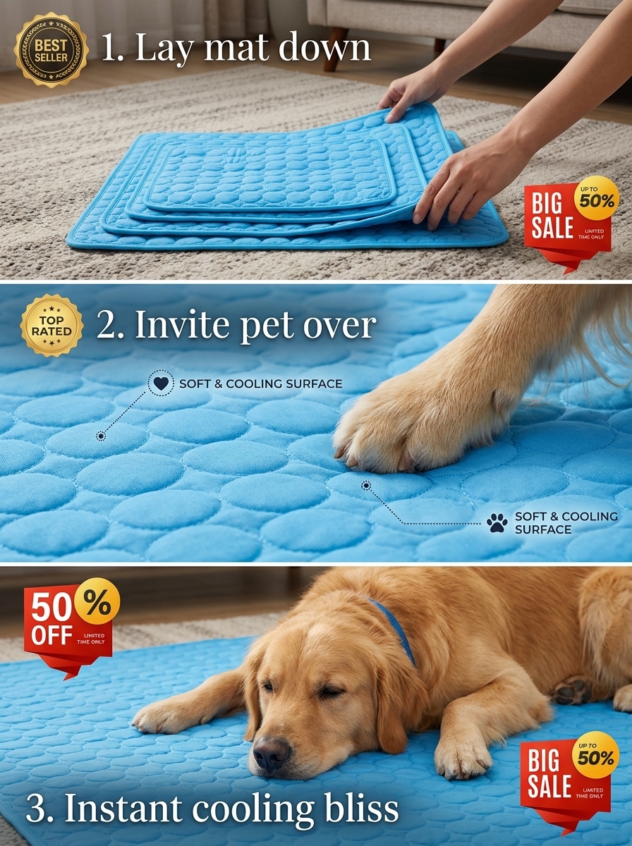 Commodityes·k Facebook ad: Pet Cooling Mat