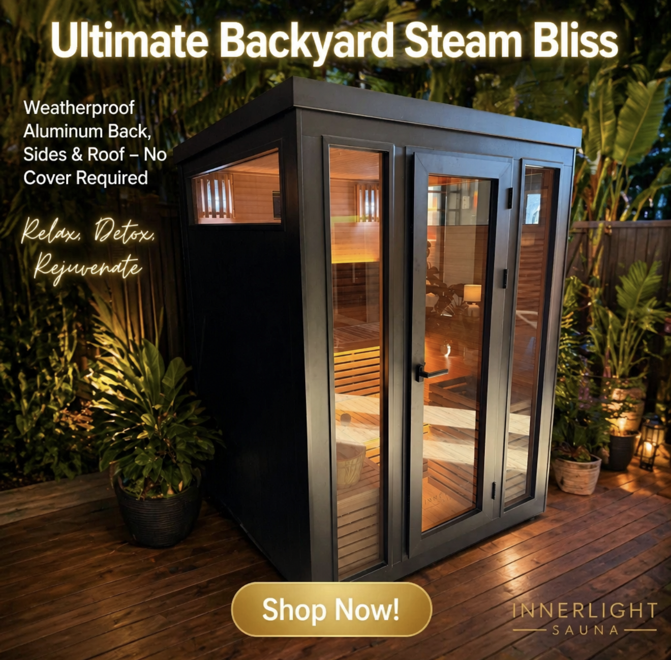 Innerlight Sauna Facebook ad
