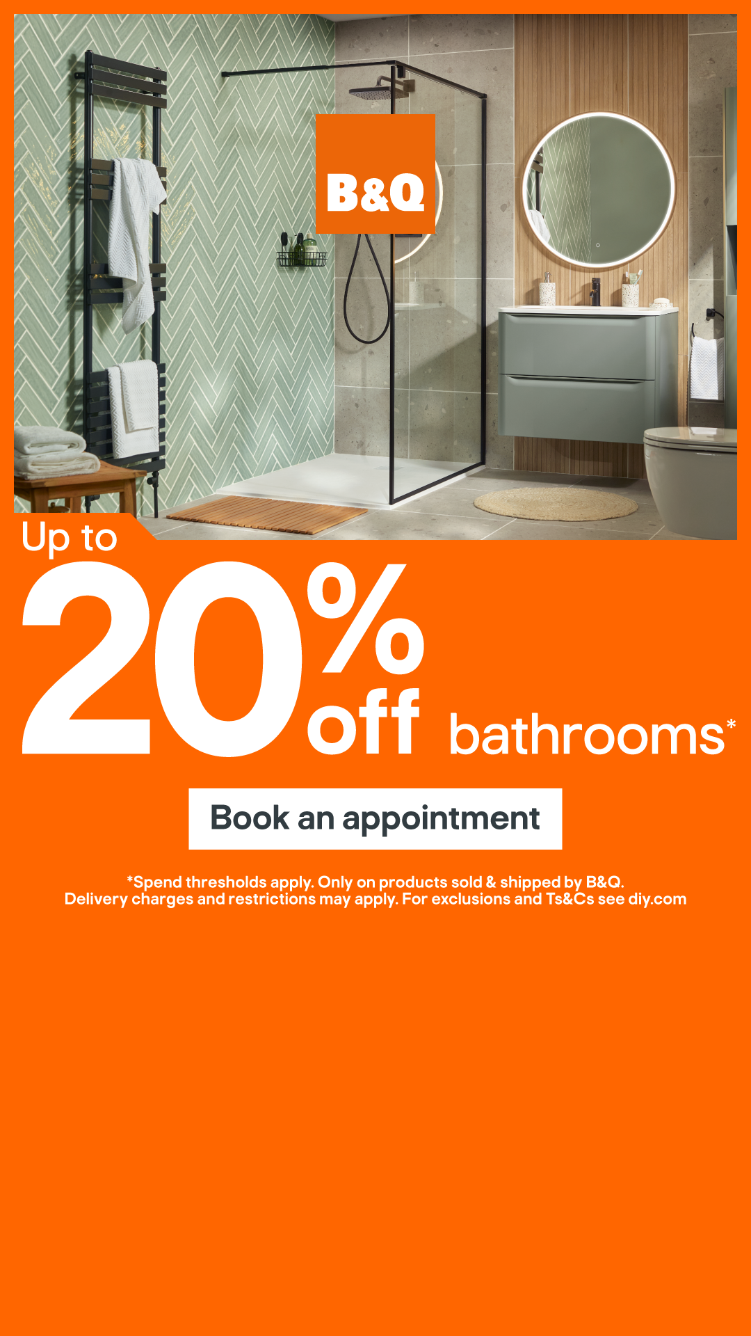 B&Q Facebook ad