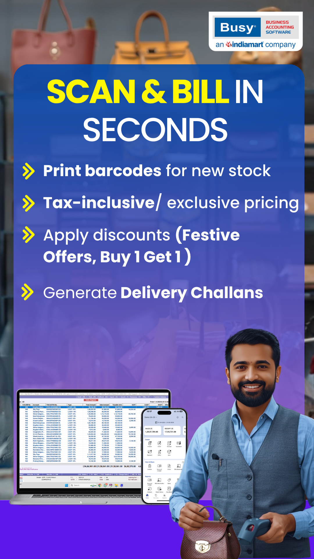 Busy Accounting Software Facebook ad