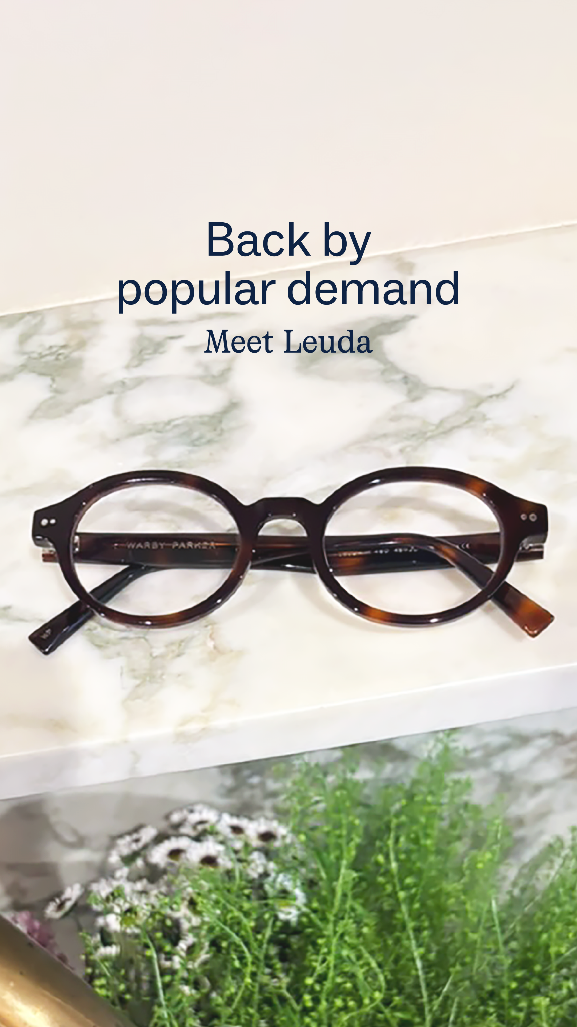 Warby Parker Facebook ad