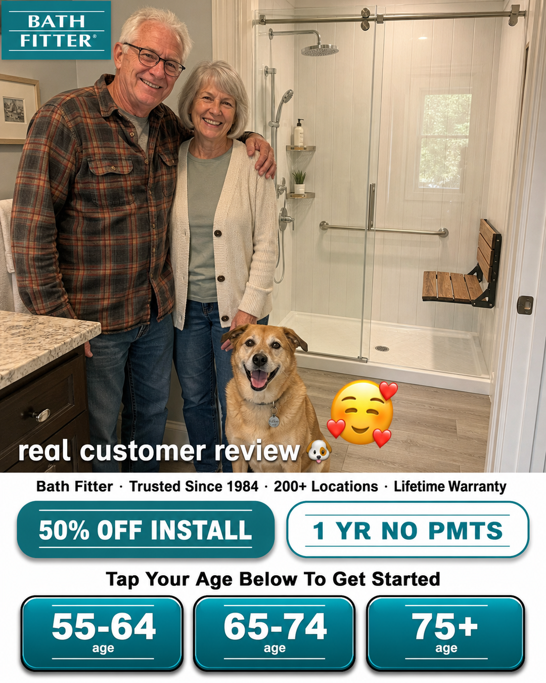 Bath Fitter Facebook ad