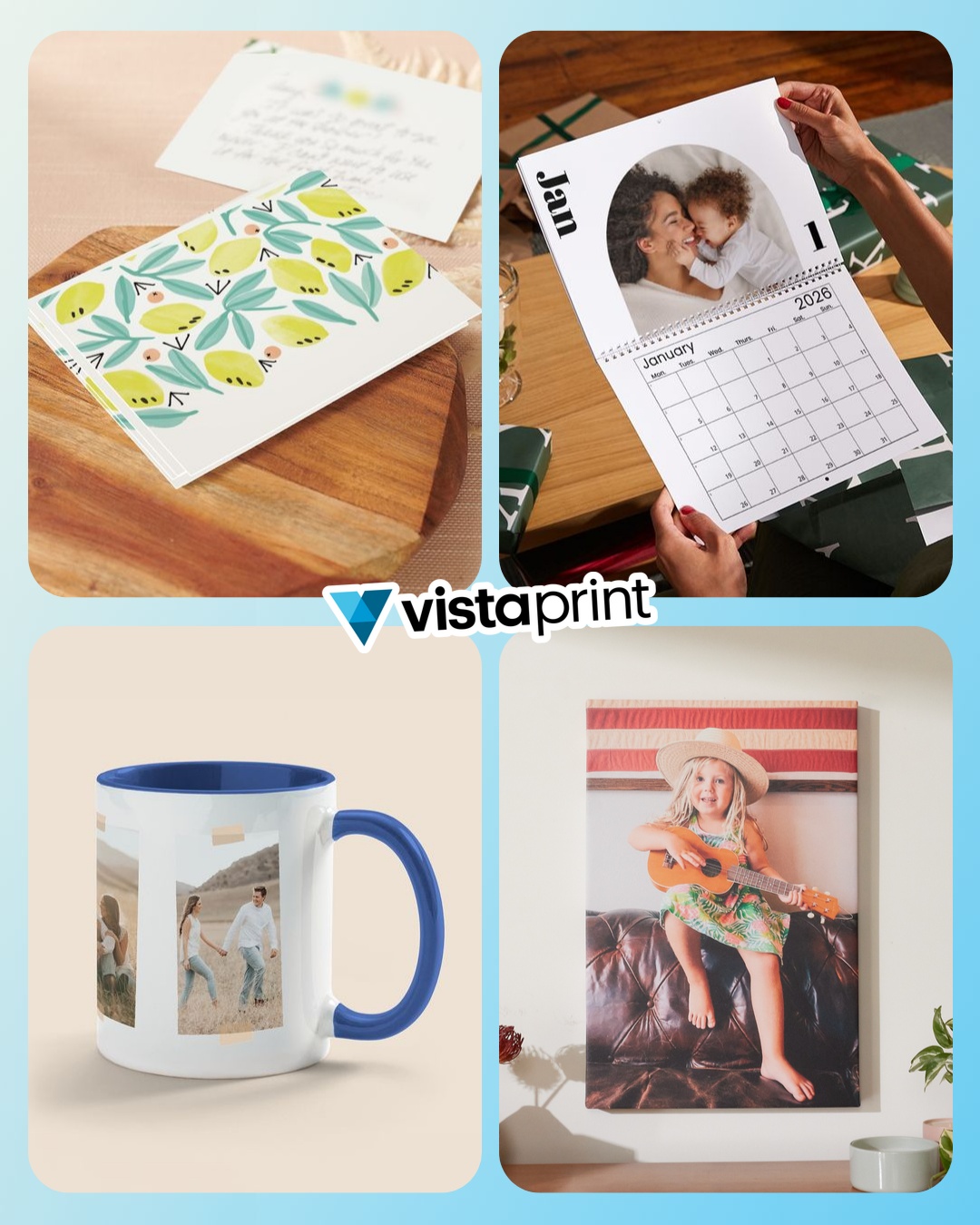 VistaPrint Facebook ad