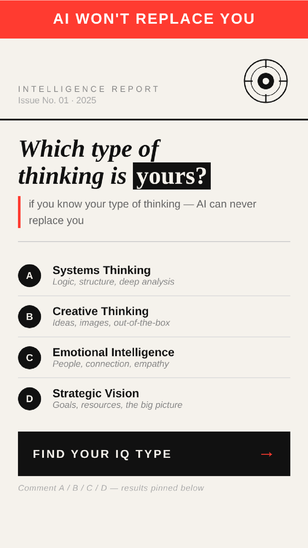 Brain Health Check Facebook ad