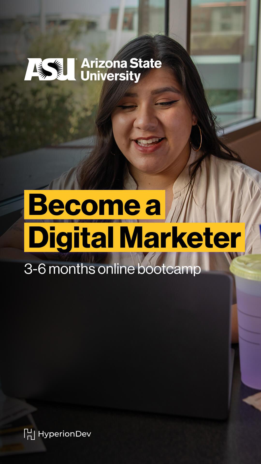HyperionDev Facebook ad