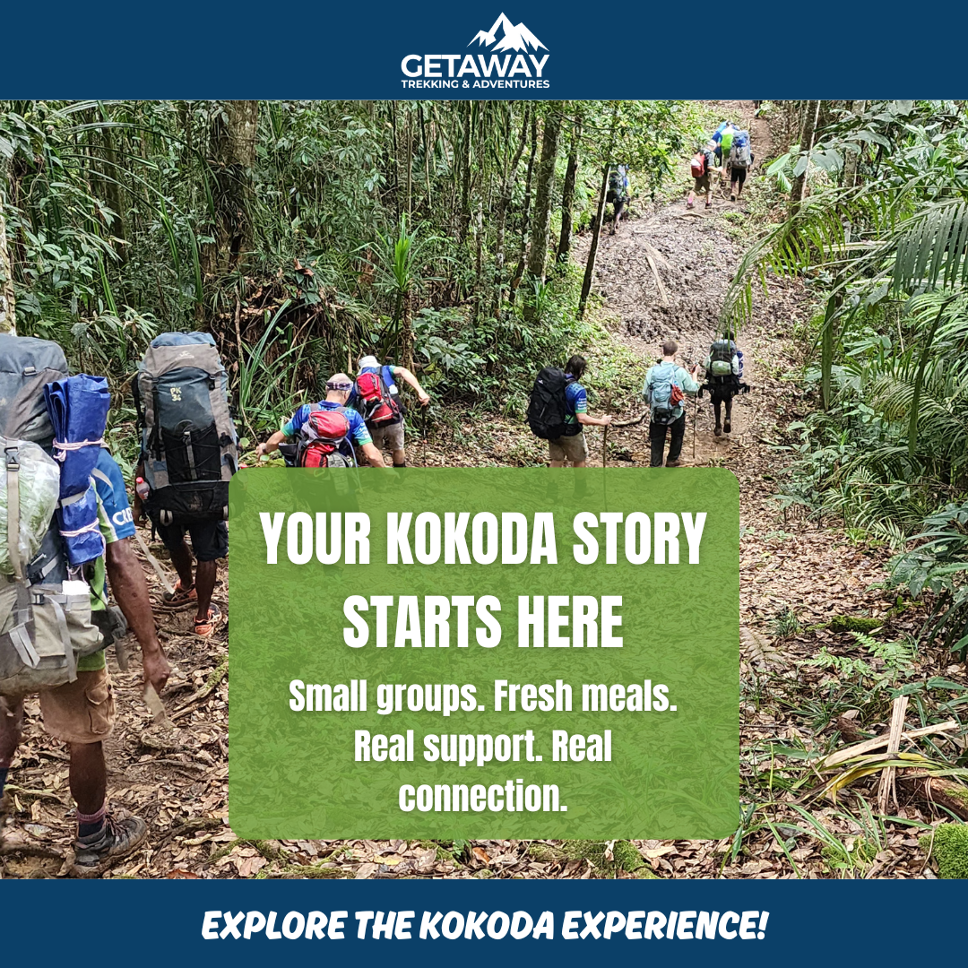 Getaway Trekking Facebook ad: Walk the Kokoda Track with confidence, care, and…