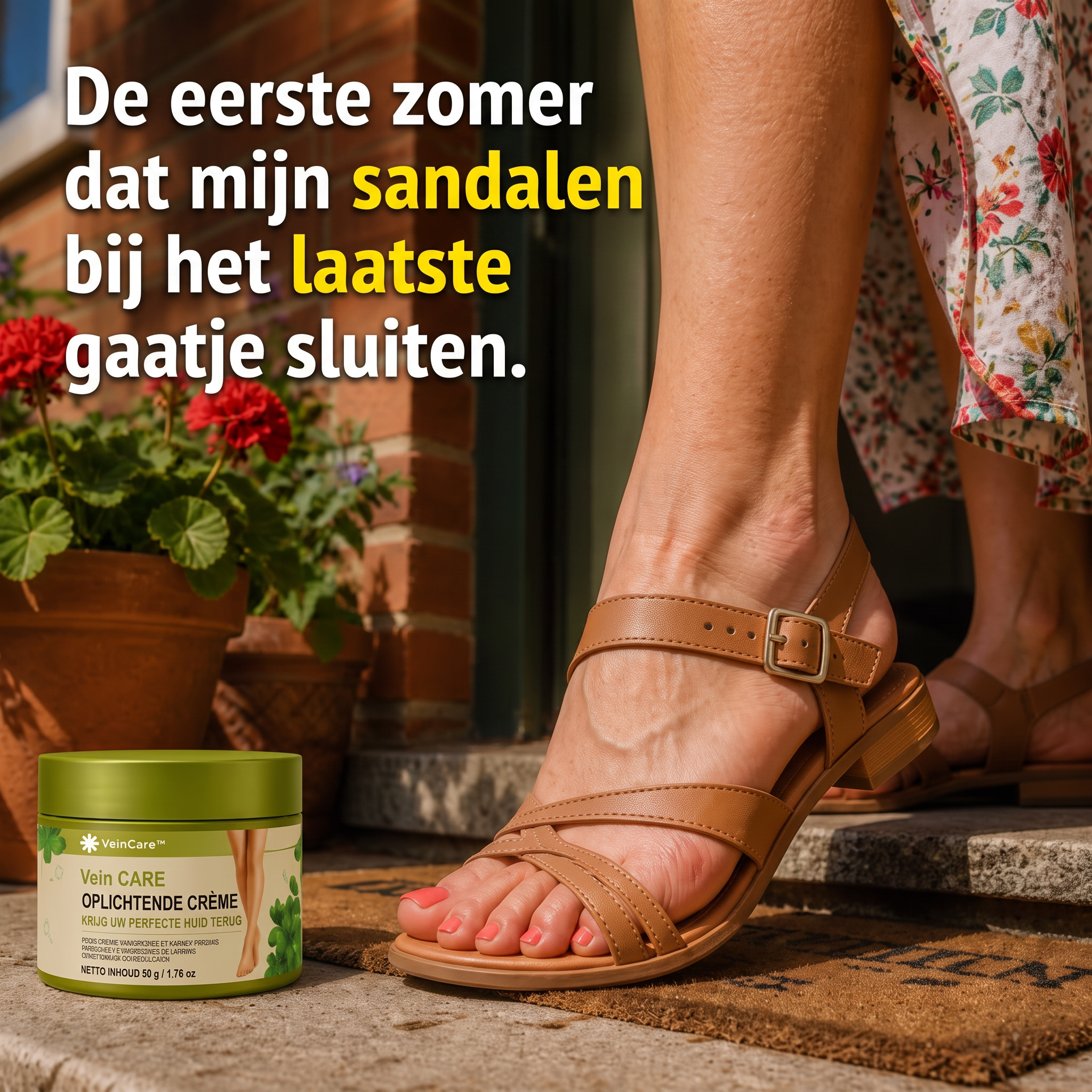 Laura Janssens Facebook ad: Mijn vrouw bedekte haar benen, elke zomer weer