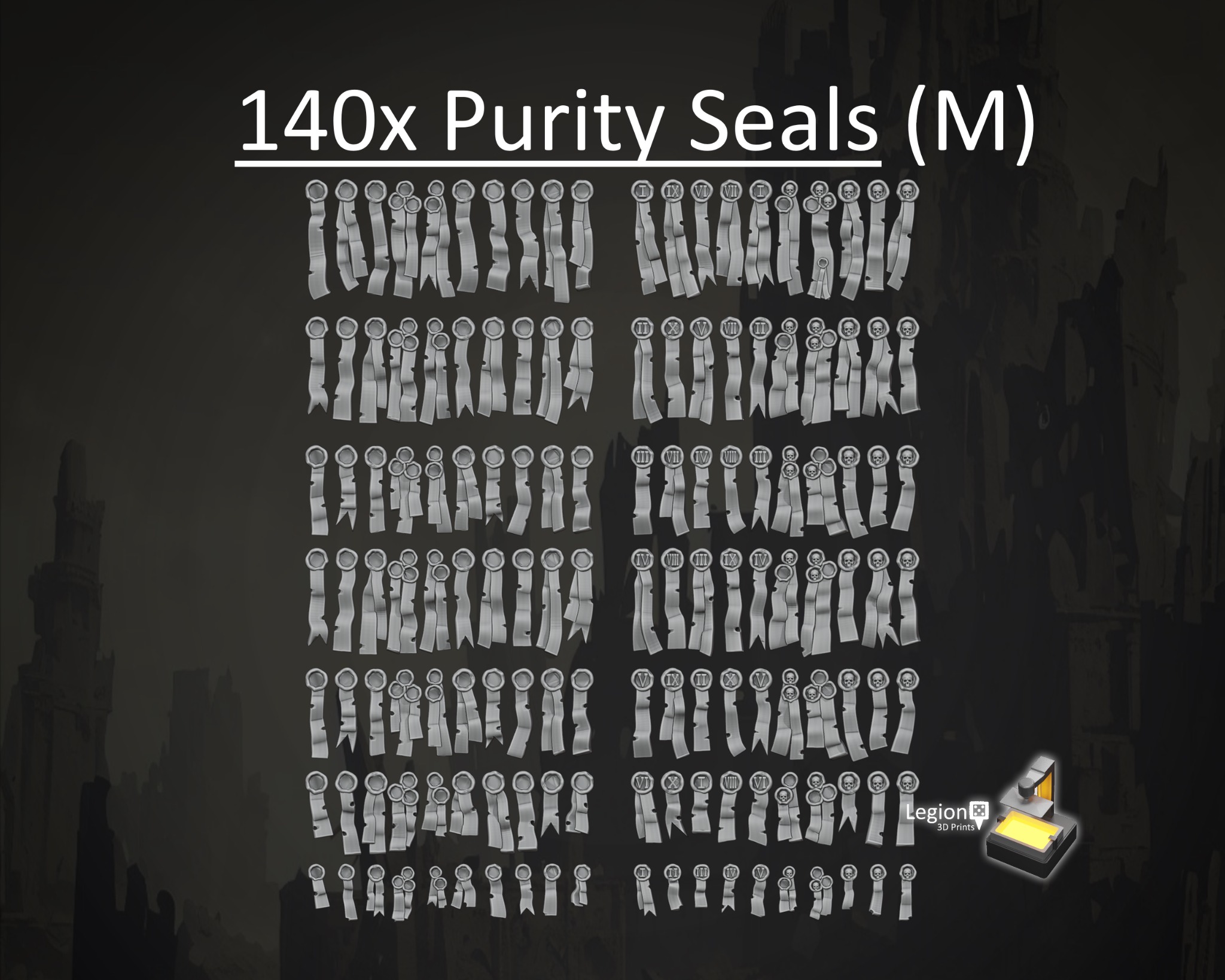 Legion 3D Prints Facebook ad: Customise your miniatures with our uniquely designed bits…
