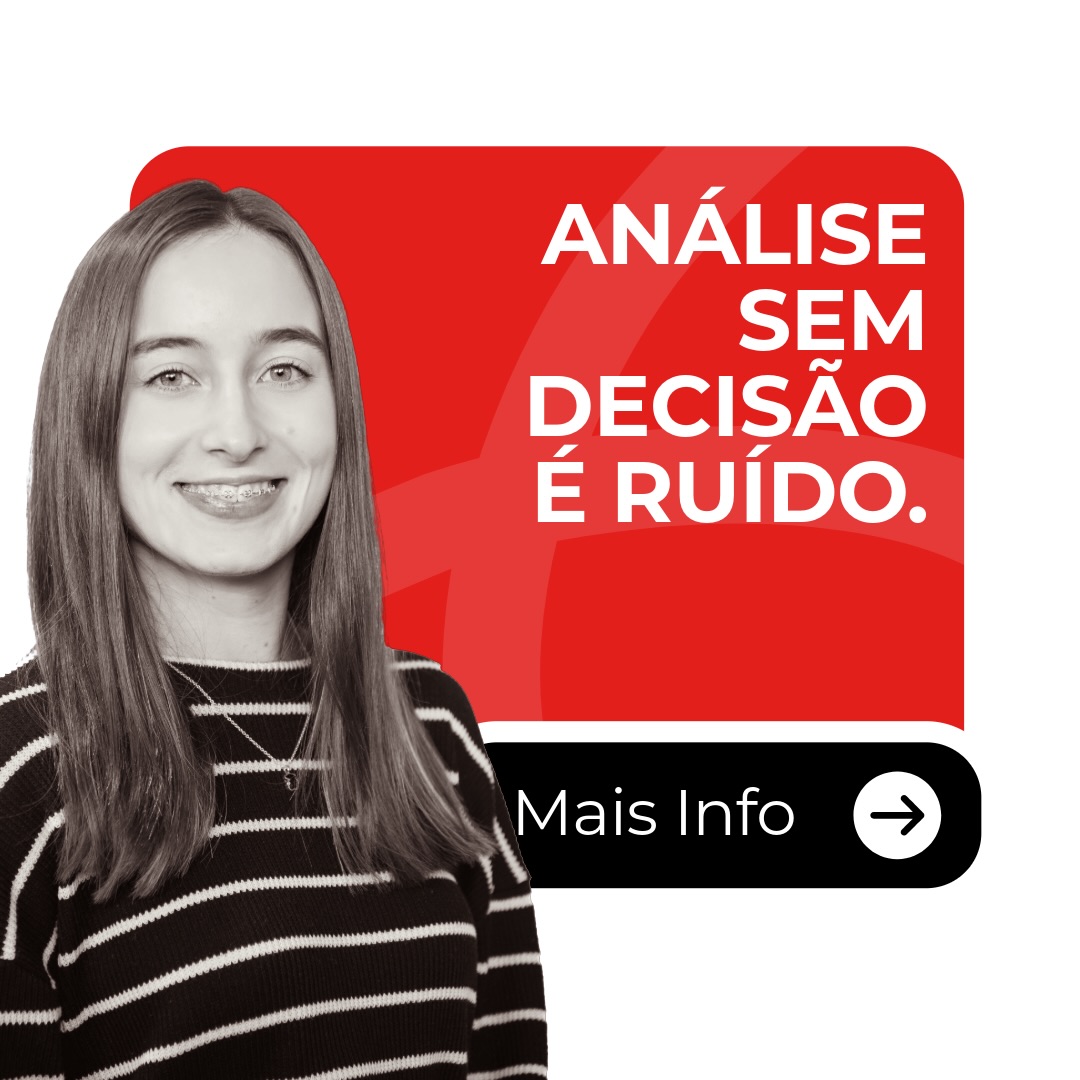 Iscte Business School Facebook ad: Análise sem decisão é ruído.