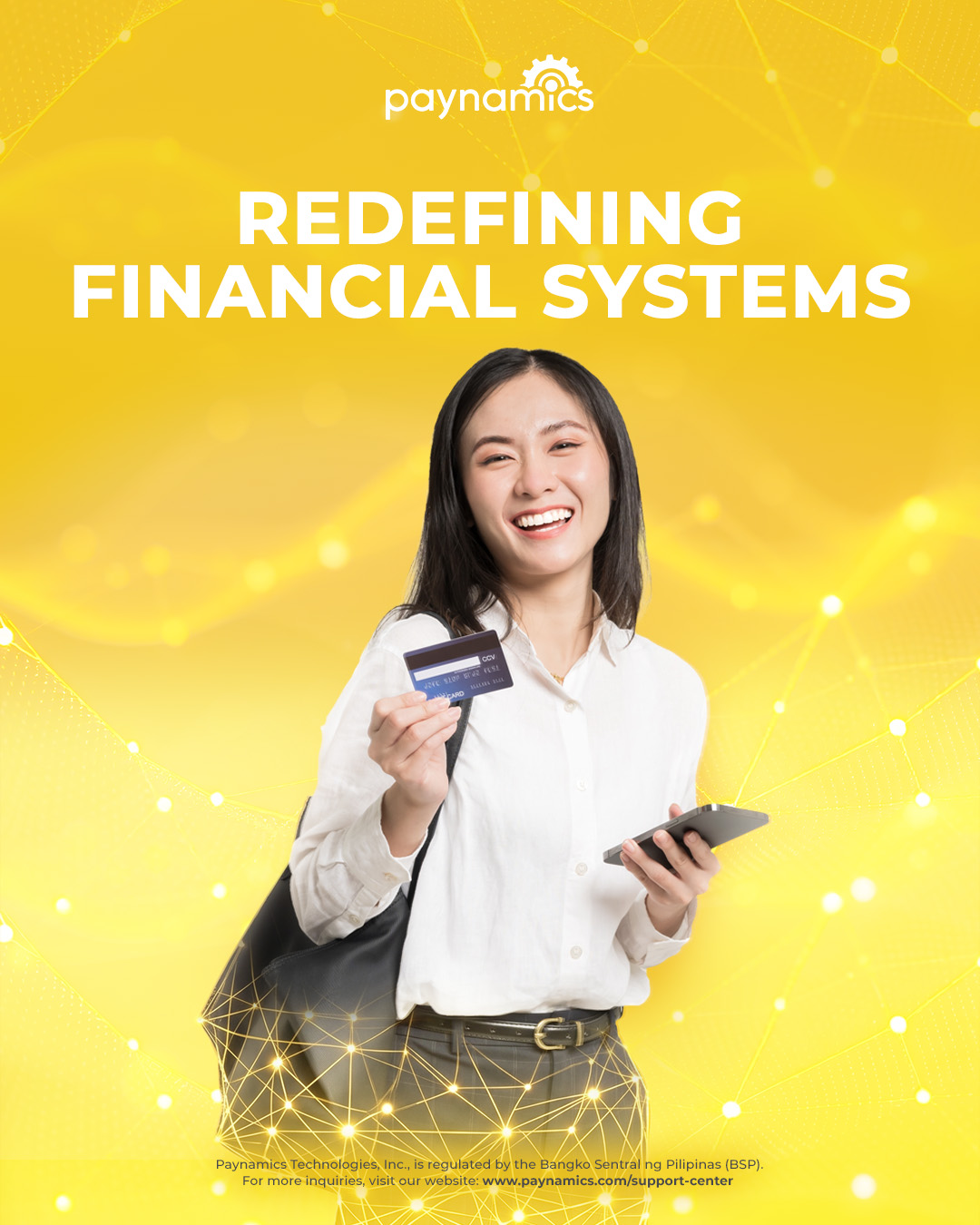 Paynamics Technologies Facebook ad: Paynamics is redefining financial systems by helping…