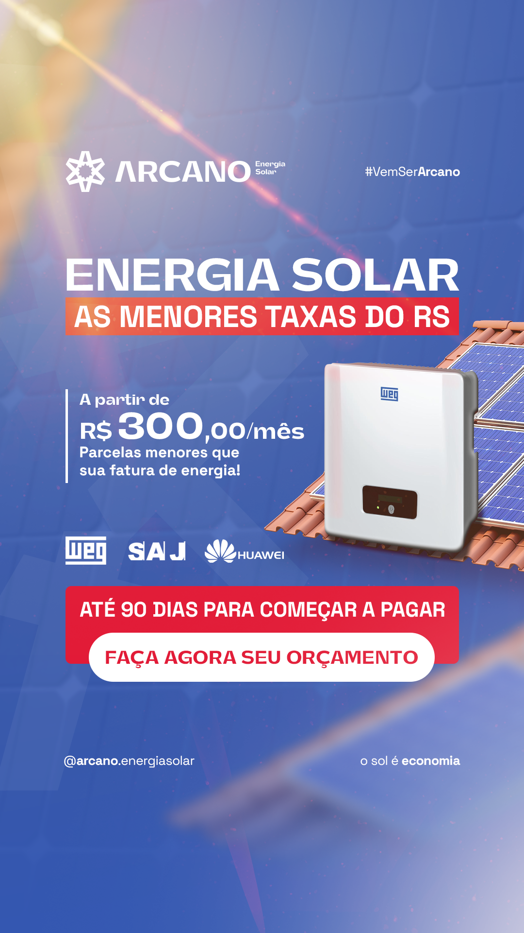 Arcano Solar Facebook ad from Mar 25, 2026