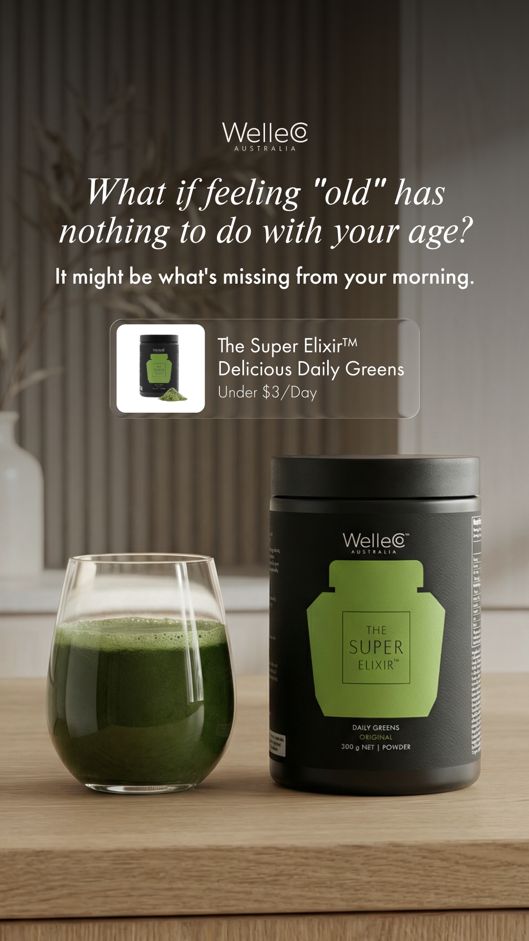 WelleCo Facebook ad