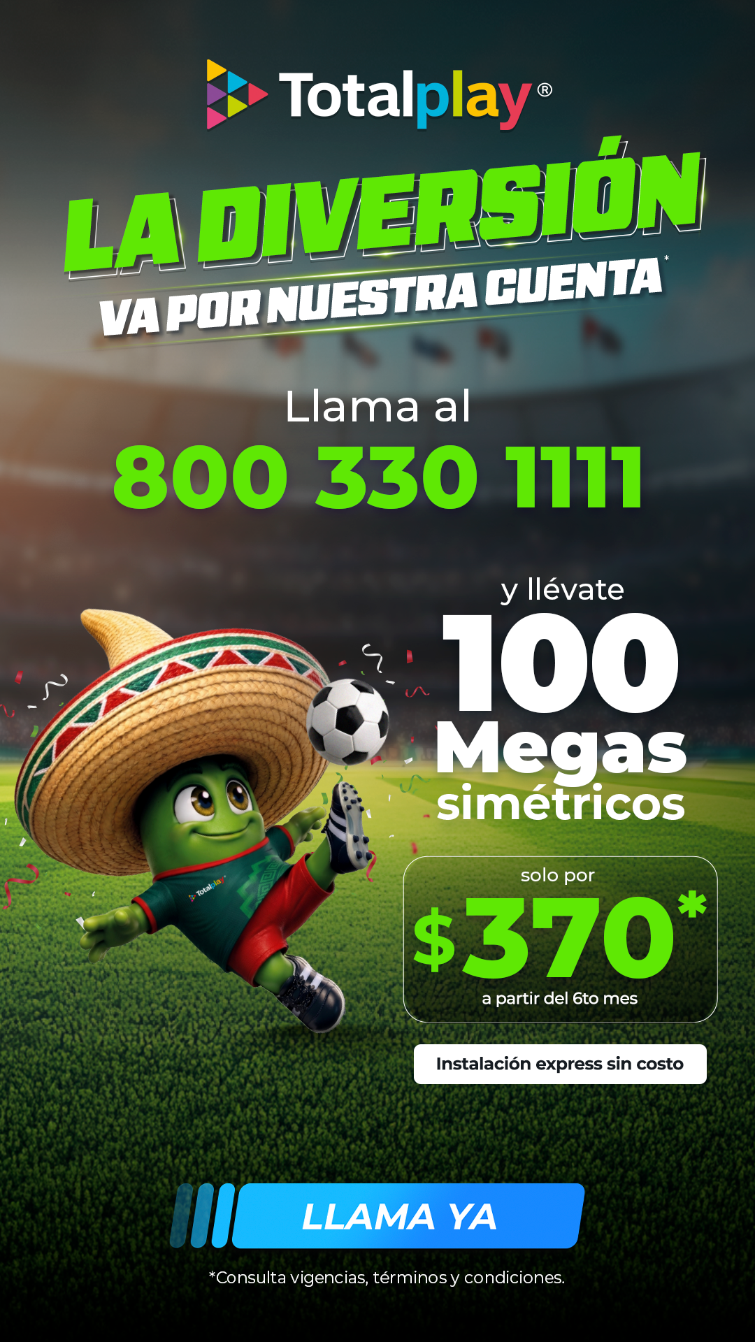 Totalplay Facebook ad