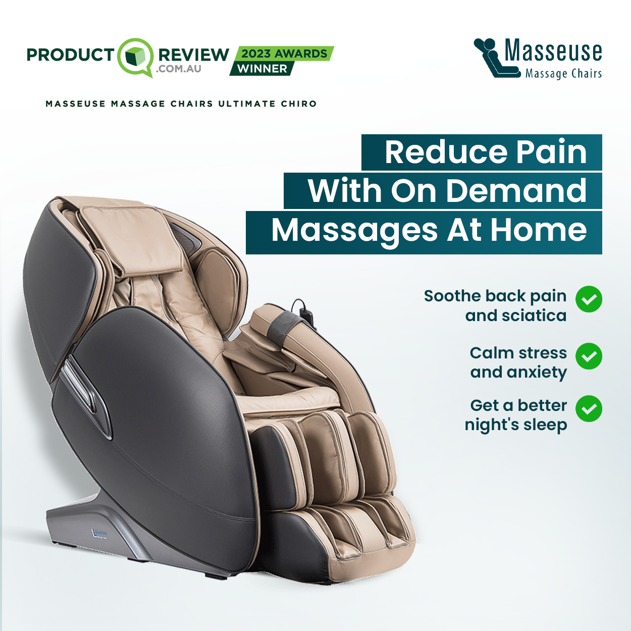 Masseuse Massage Chairs Facebook ad
