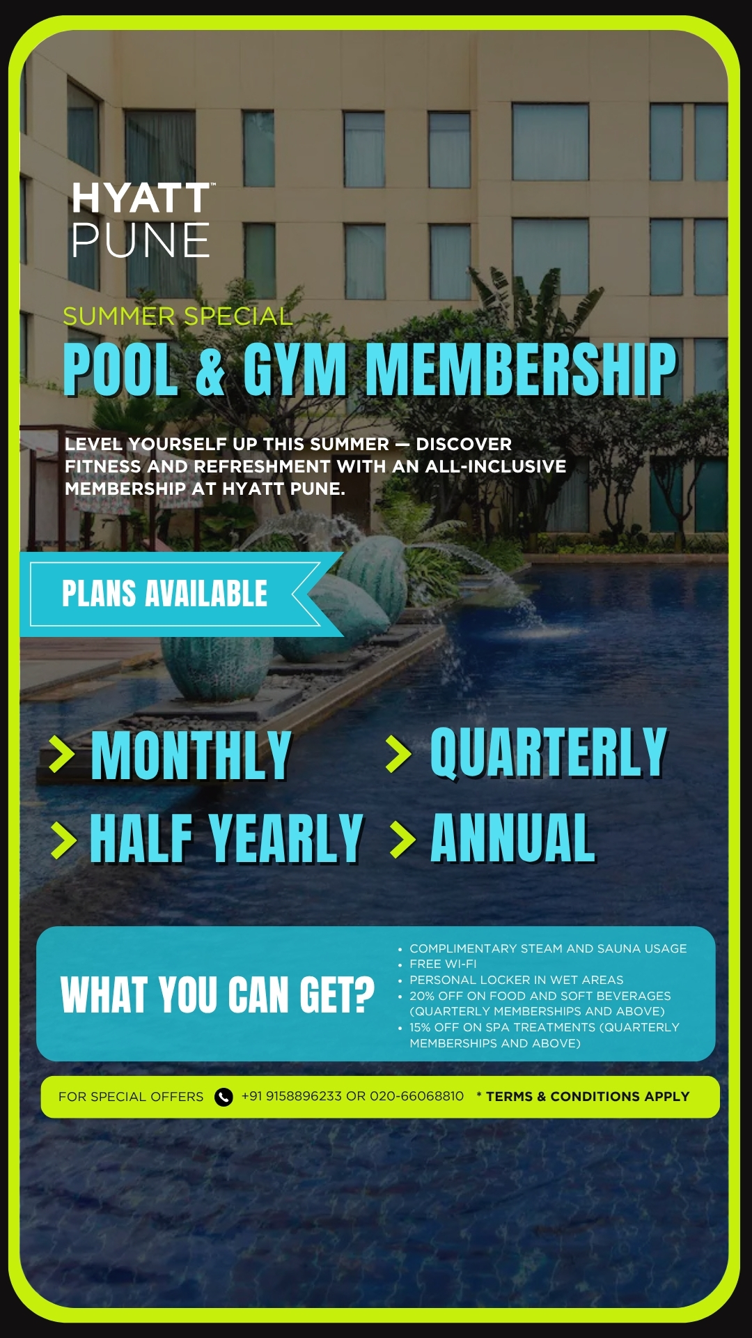 Hyatt Pune Facebook ad from Mar 30, 2026